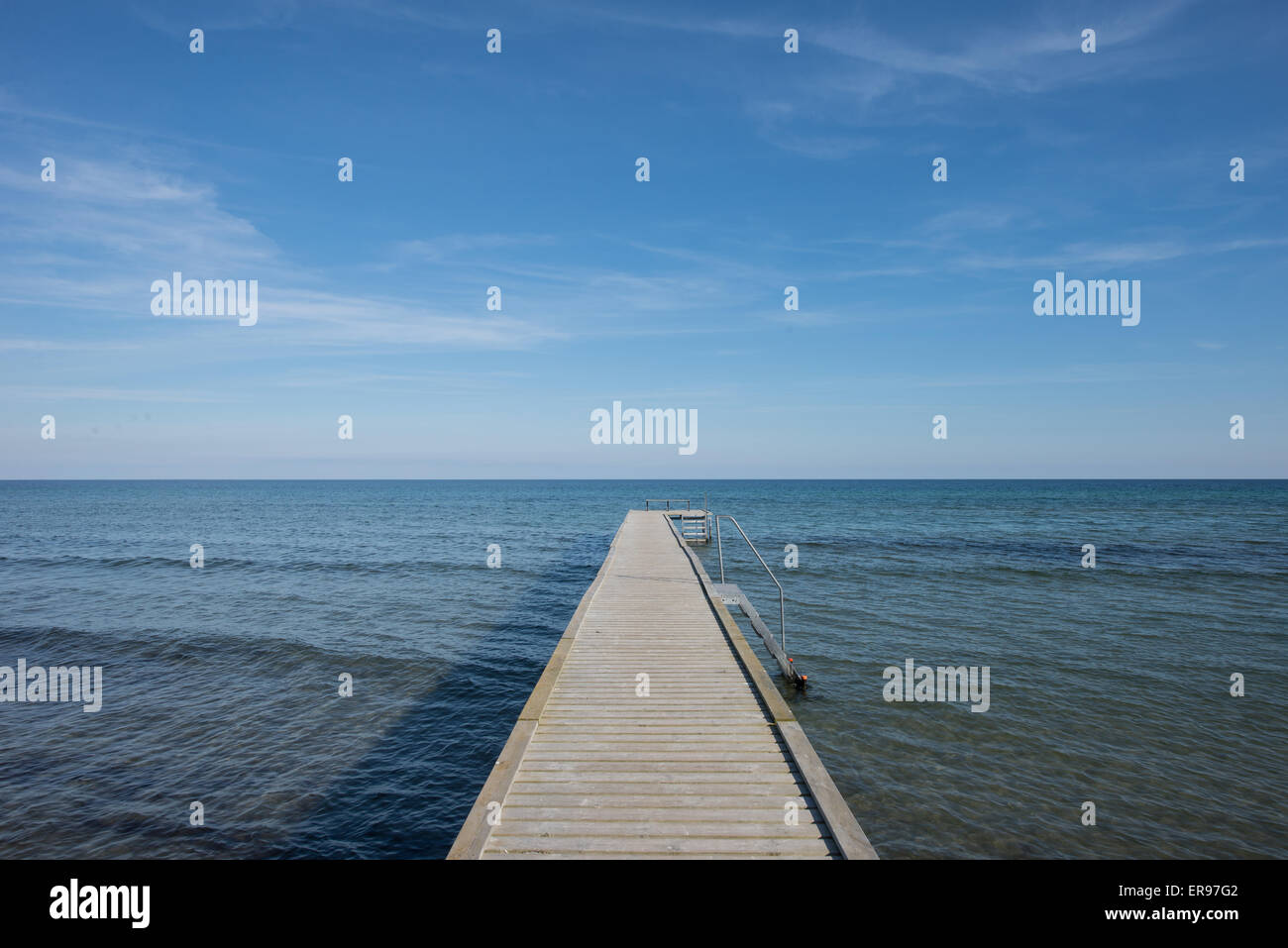 Meer, denken, nachdenken Stockfoto