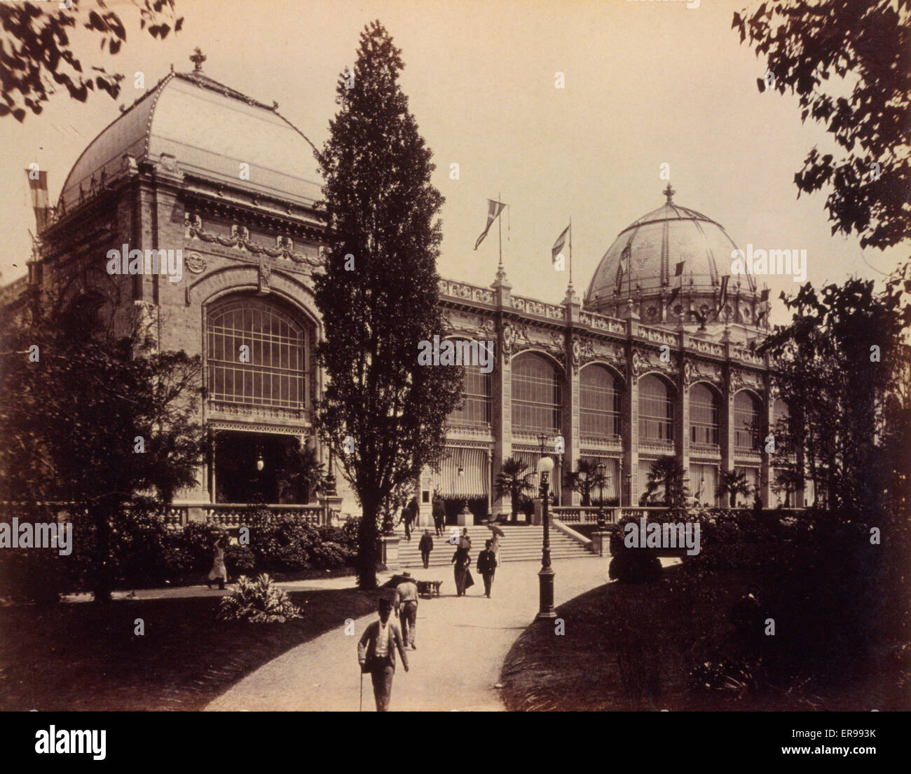 Palace of Fine Arts, Paris Weltausstellung 1889 Stockfoto