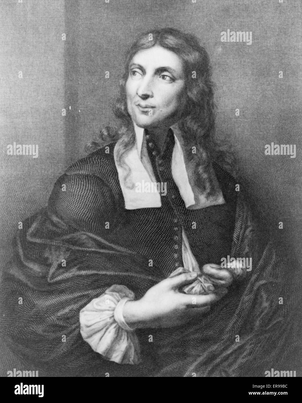 Salvator Rosa, Brustbild, nach links. Datum zwischen 1630 und 1680?. Stockfoto