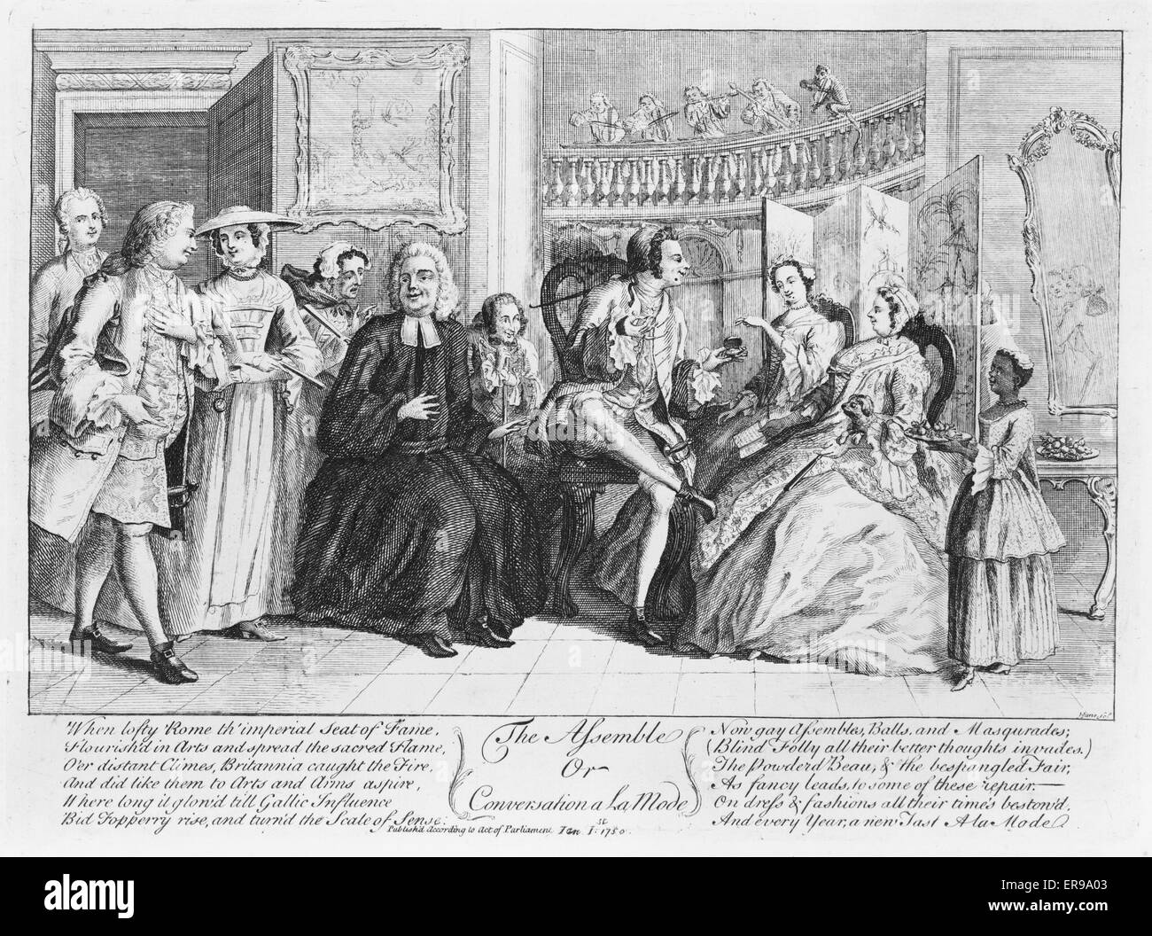 Der Modus Assemble (Zusammenstellen) oder Conversation (Unterhaltung) Stockfoto