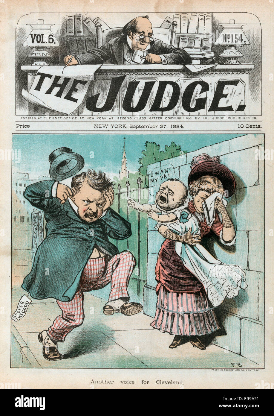 Noch eine Stimme für Cleveland Stockfoto