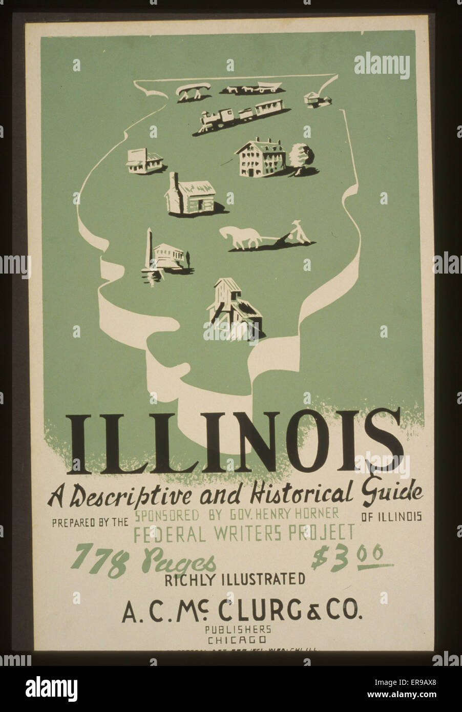 Illinois: Ein beschreibender und historischer Reiseführer Stockfoto