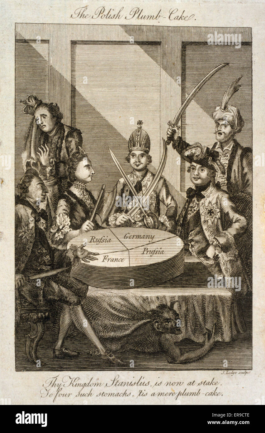 Der polnische Lotteriekuchen Stockfoto