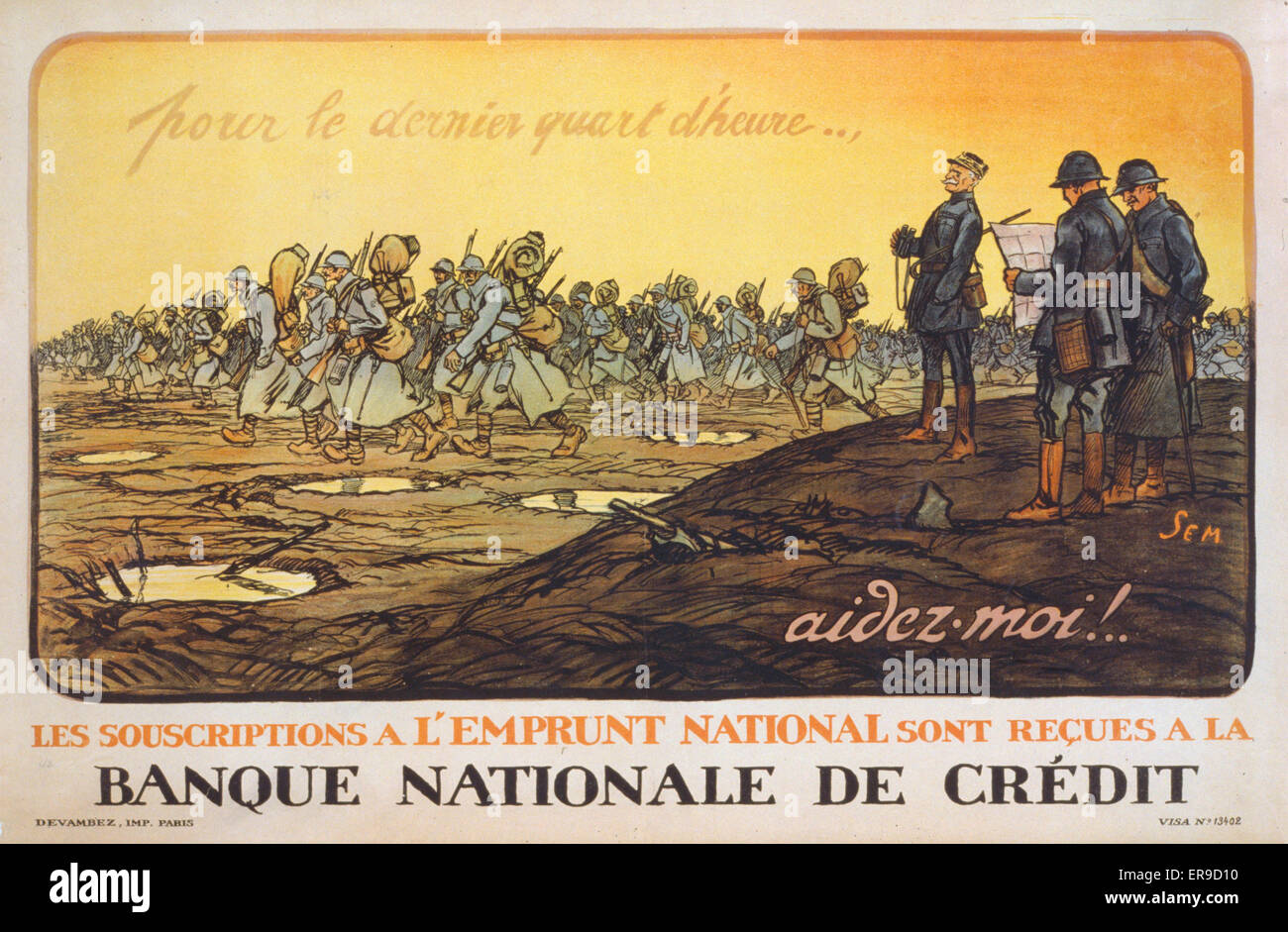 Pour le dernier quart d'heure . . Adez-moi! Les souscriptio Stockfoto