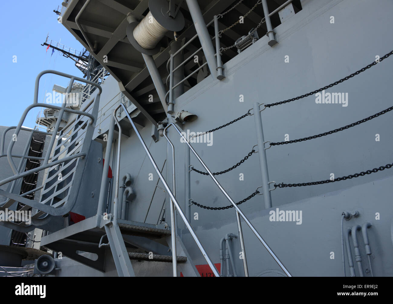 USS Missouri (BB-63), Schlachtschiff Missouri Memorial; Hawaii Stockfoto