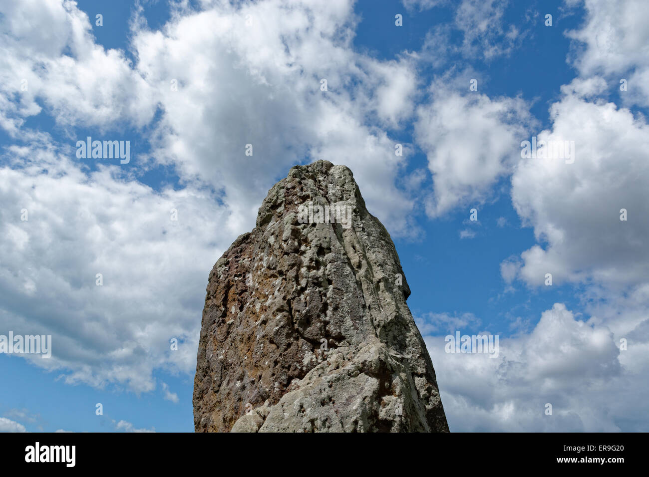 Die langen Stein, Megalithmonument, mottistone, Isle of Wight, England Stockfotografie Alamy