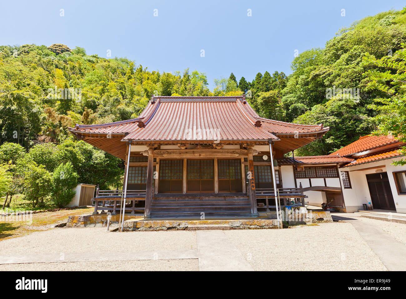 Saihonji Tempel der Iwami ernannt Silberbergwerk Kulturlandschaft, Shimane-Präfektur, Japan. UNESCO-Welterbe der UNESCO Stockfoto