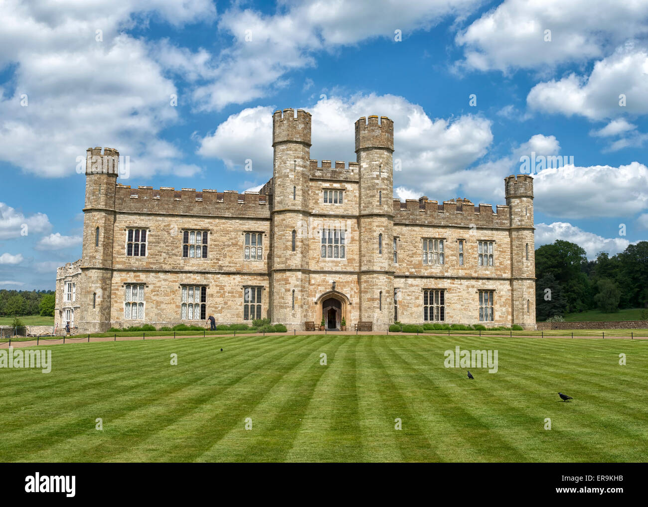 Leeds Castle in Kent, England UK Stockfotografie - Alamy