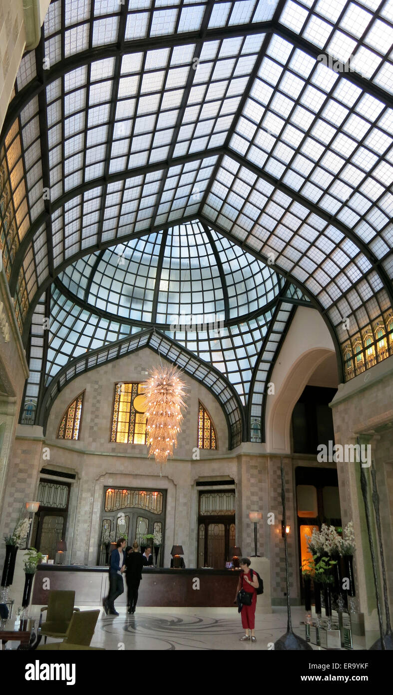 Vier Jahreszeiten Hotel Gresham Palace Budapest Ungarn Stockfoto