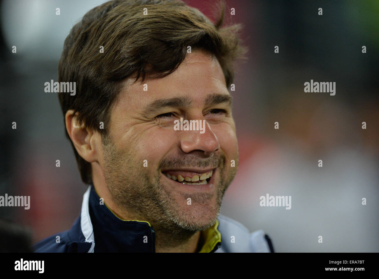 Sydney, Australien. 30. Mai 2015. Fußball-freundlich. Sydney FC gegen Tottenham Hotspur FC. Spurs Trainer Mauricio Pochettino. Spurs gewann das Spiel mit 1: 0. Bildnachweis: Aktion Plus Sport/Alamy Live-Nachrichten Stockfoto