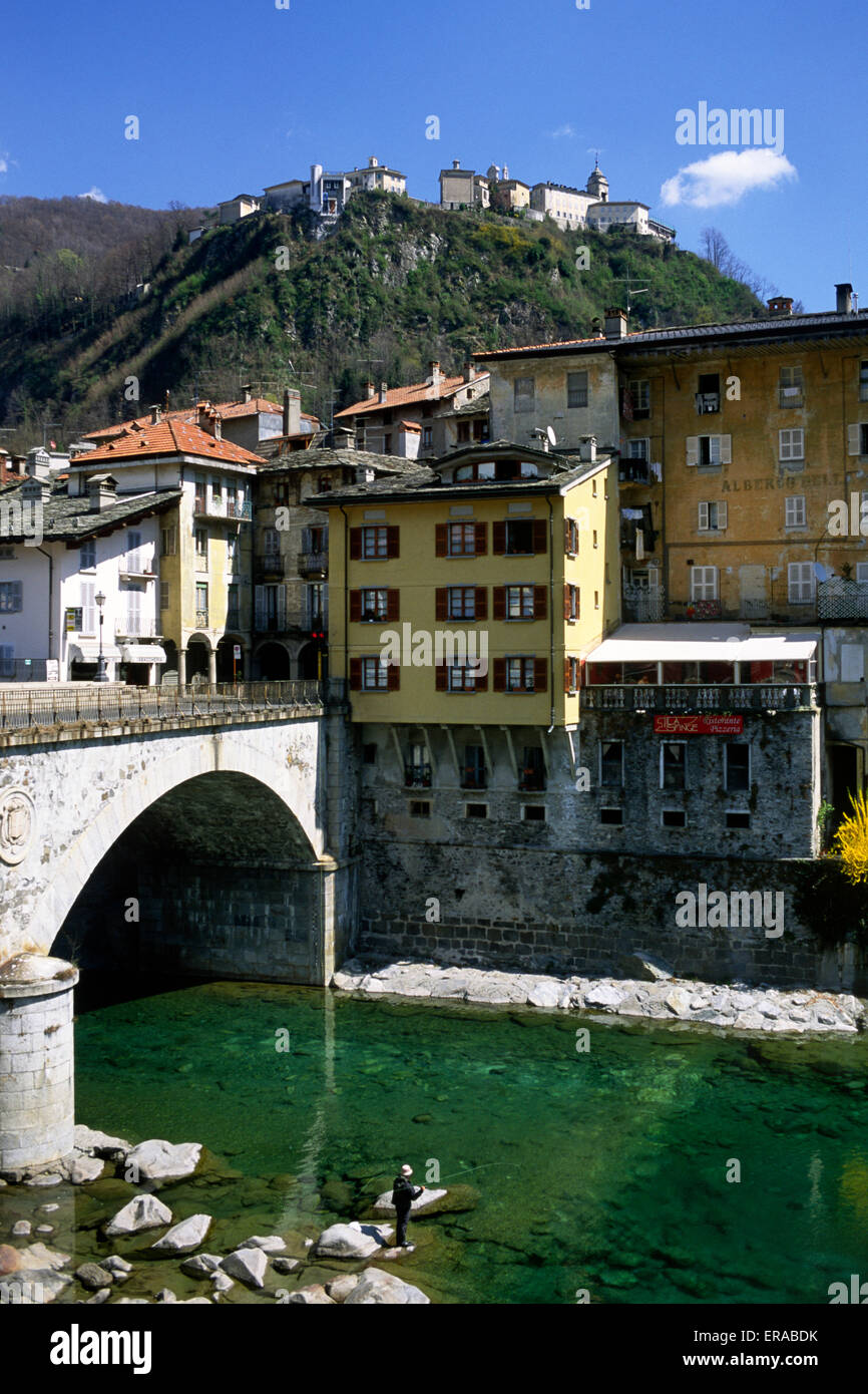Italien, Piemont, Varallo, Sesia Stockfoto