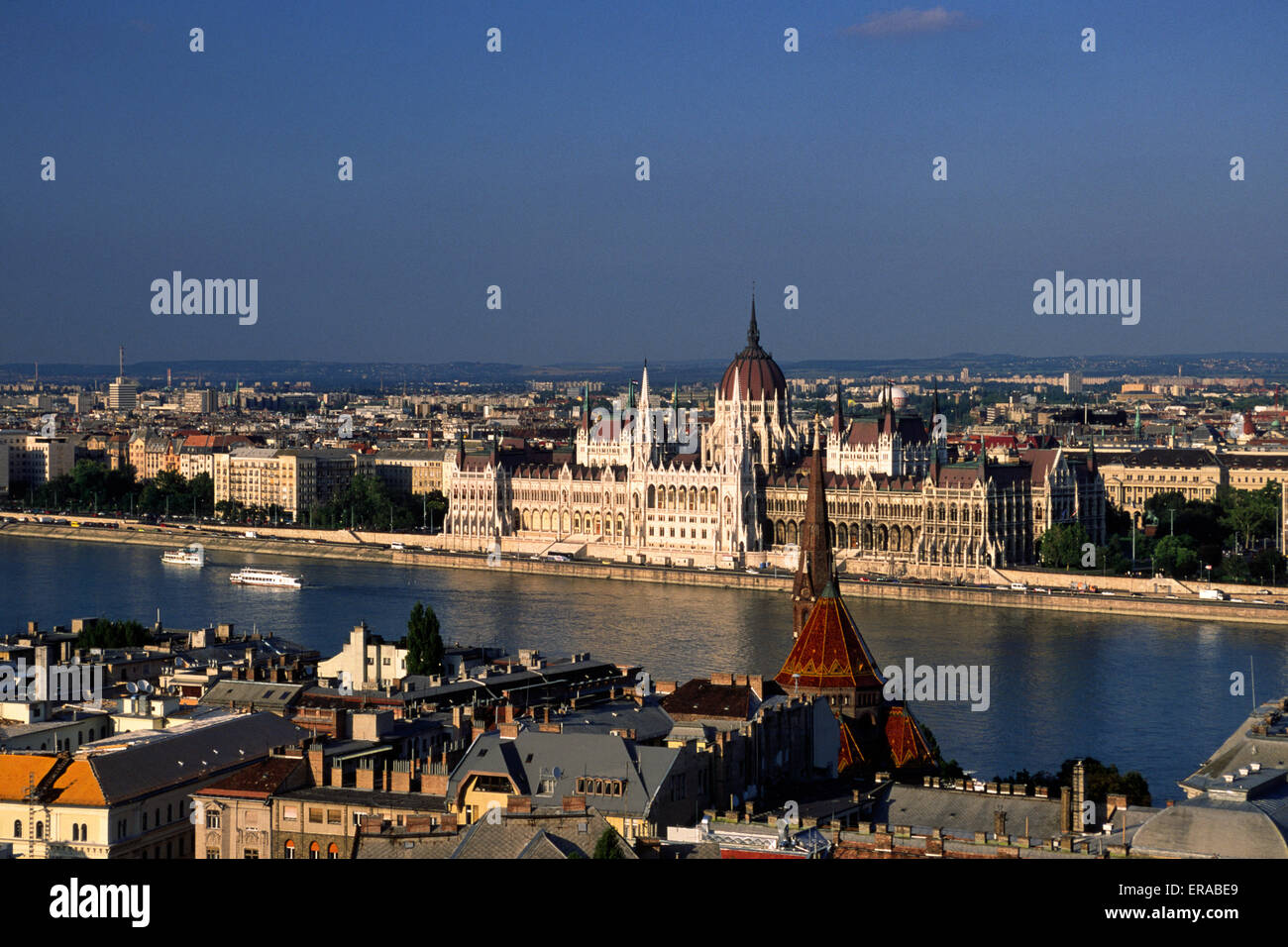 Ungarn, Budapest, Donau, parlament Stockfoto