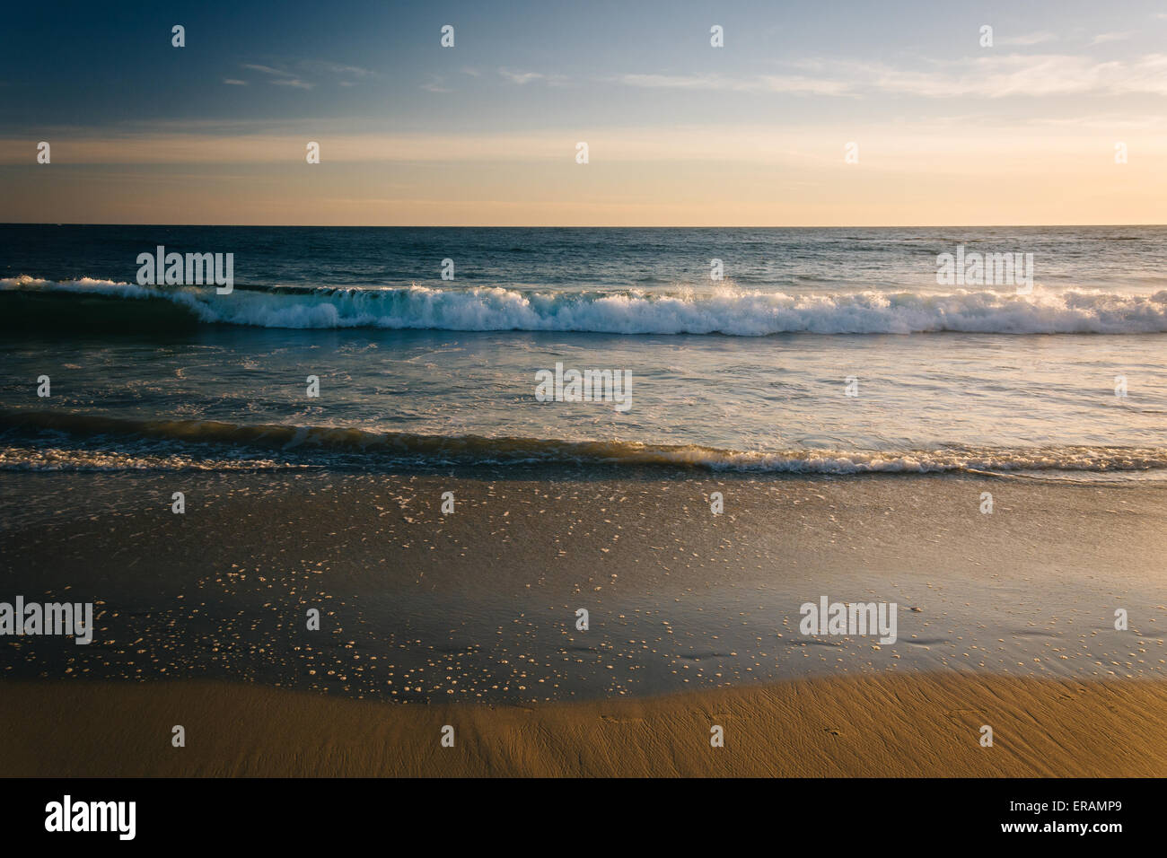 Wellen im Pazifischen Ozean in Laguna Beach, Kalifornien. Stockfoto