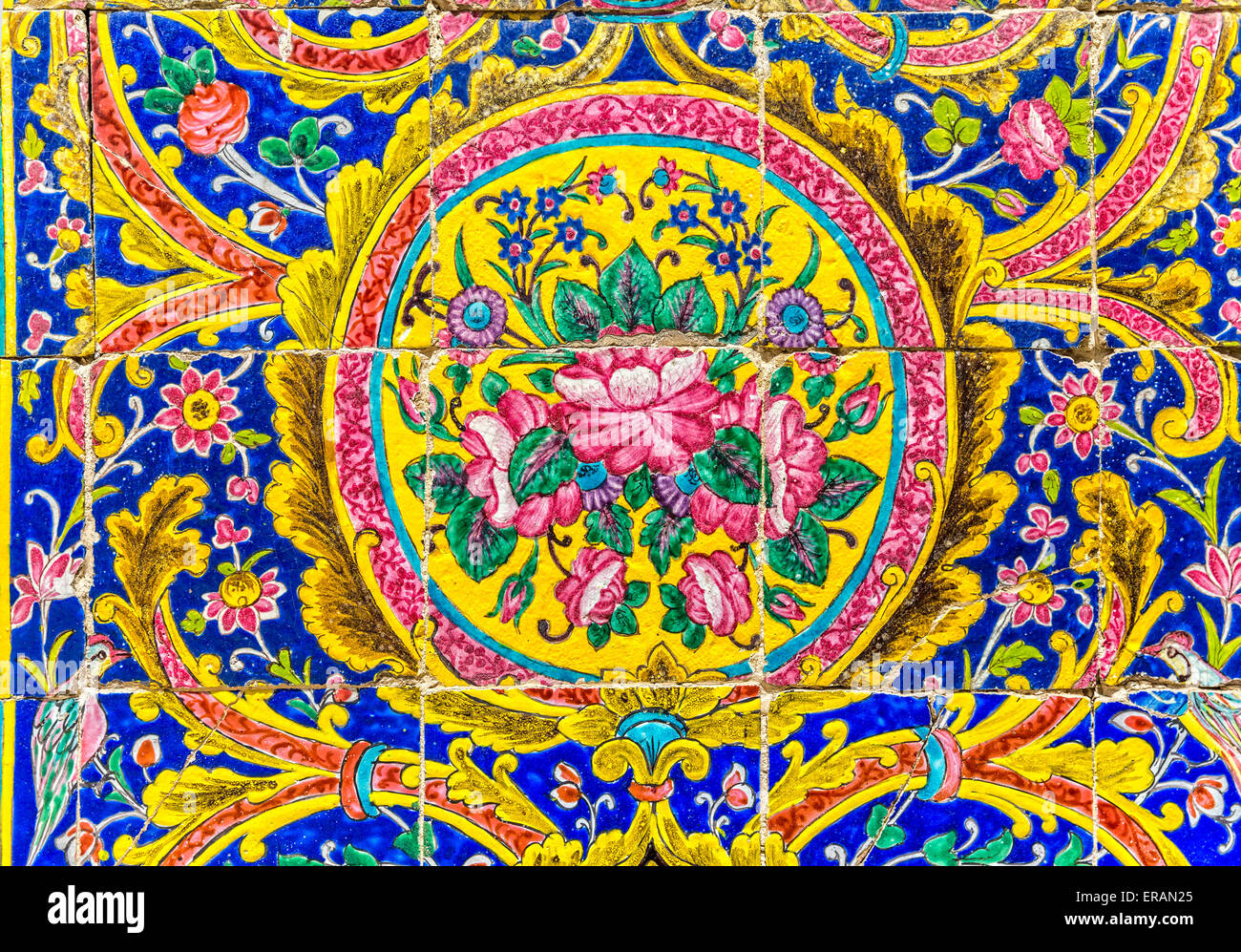Golestan Palast Fliesen detail Stockfoto