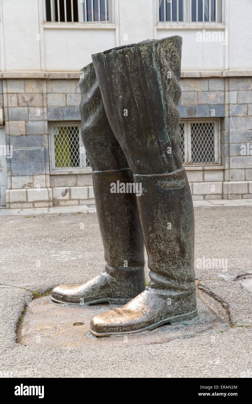 Reza Schah unvollendeten statue Stockfoto