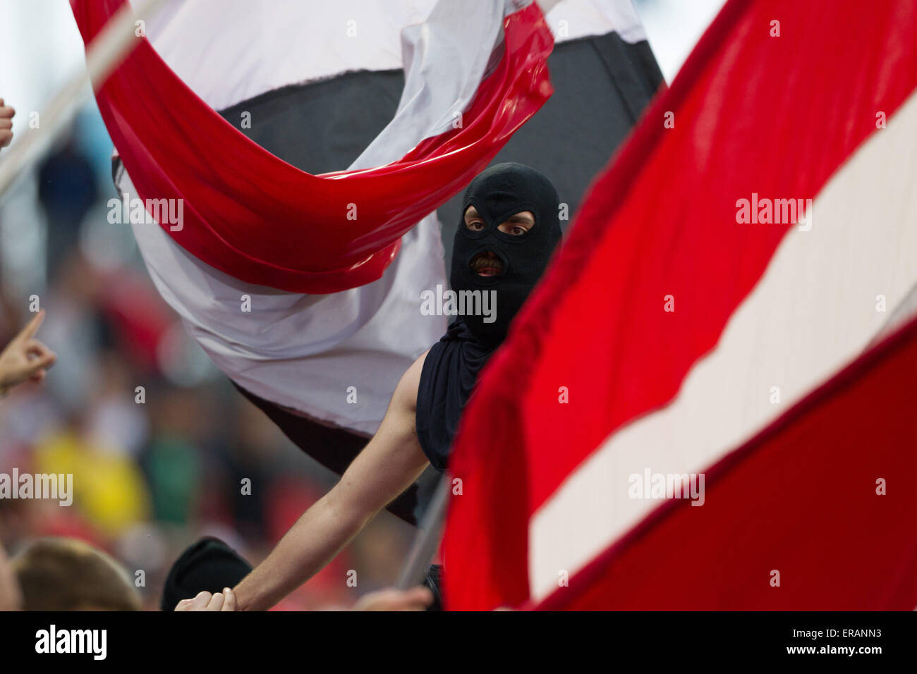 Toronto, Ontario, Kanada. 30. Mai 2015. Toronto FC-Fan bei einer MLS-Spiel zwischen den Toronto FC und San Jose Earthquakes im BMO Field in Toronto, ON. Bildnachweis: Csm/Alamy Live-Nachrichten Stockfoto