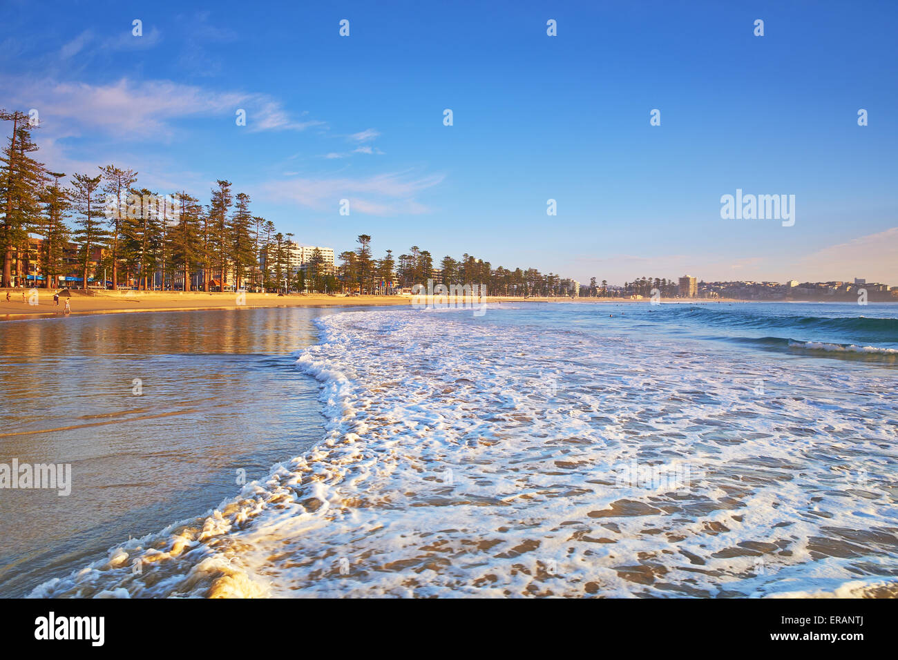 Manly Beach surf Stockfoto