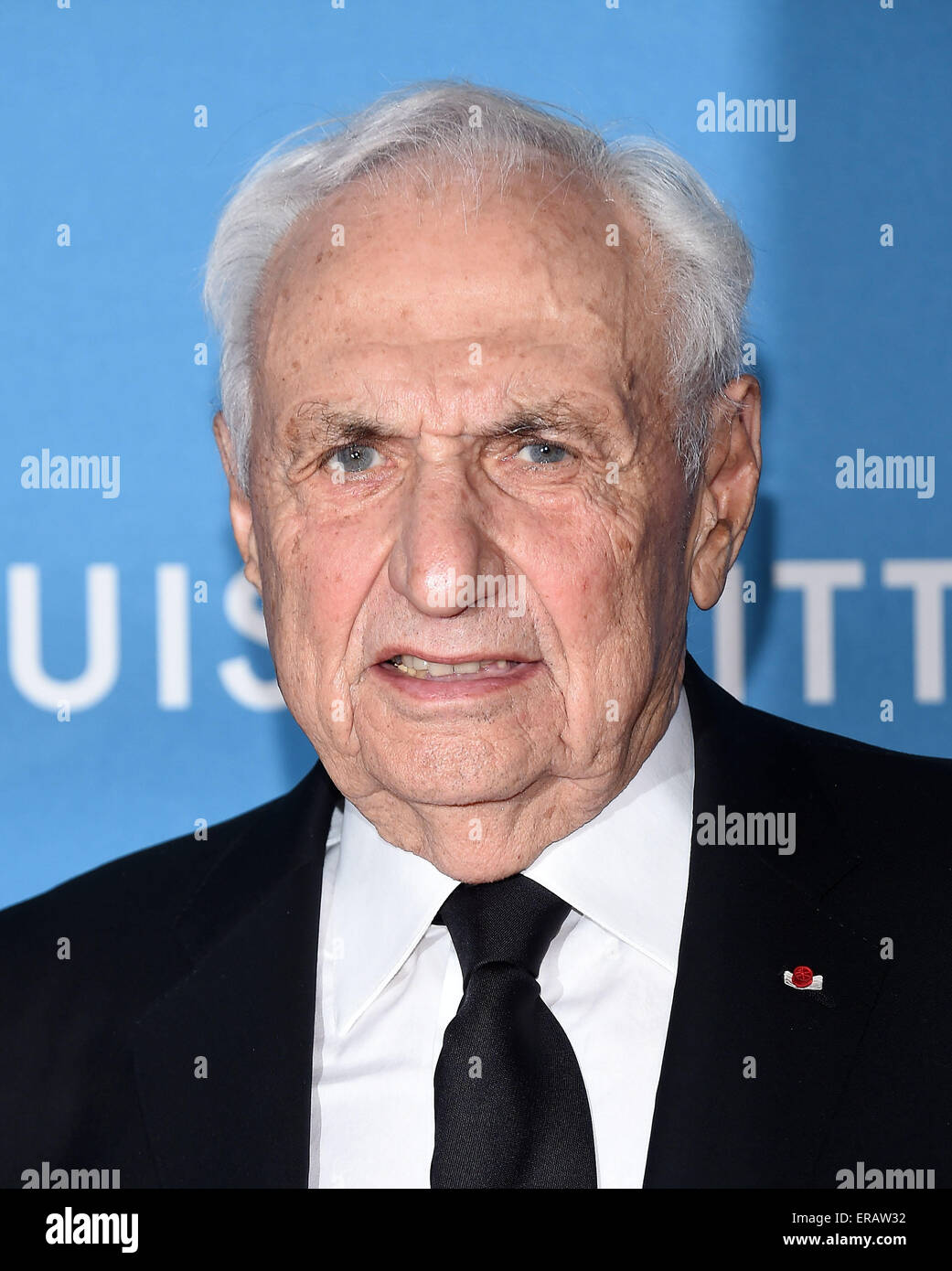 Los Angeles, Kalifornien, USA. 30. Mai 2015. Frank Gehry kommt für die MOCA jährliche Gala 2015 stattfindenden The Geffen Contemporary at MOCA. Bildnachweis: Lisa O'Connor/ZUMA Draht/Alamy Live-Nachrichten Stockfoto