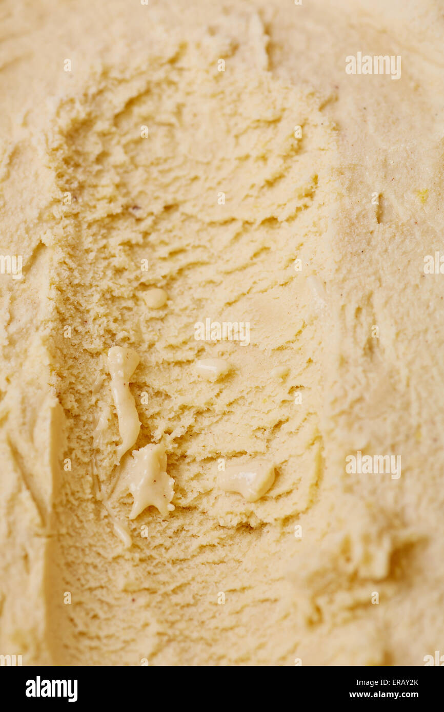 Vanille-Eis-Hintergrund von oben eine Spur von Eis Creme disher Stockfoto Vanille-Eis-Hintergrund von oben eine Spur von Eis Creme disher Stockfoto
