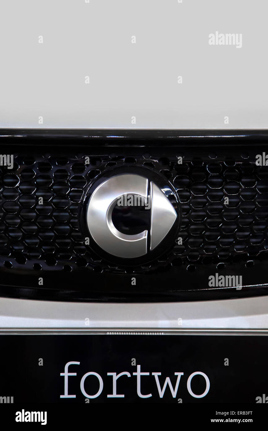 Detail der Mercedes Car in Belgrad, Serbien. Stockfoto