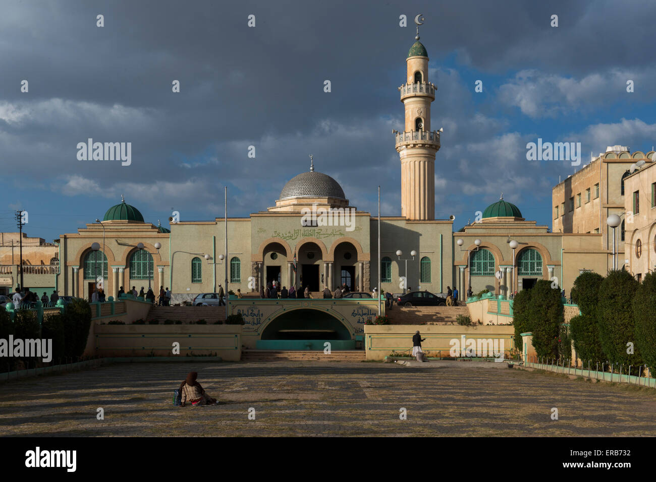 Al Qurafi Al Rashidin Moschee, Asmara Stockfoto