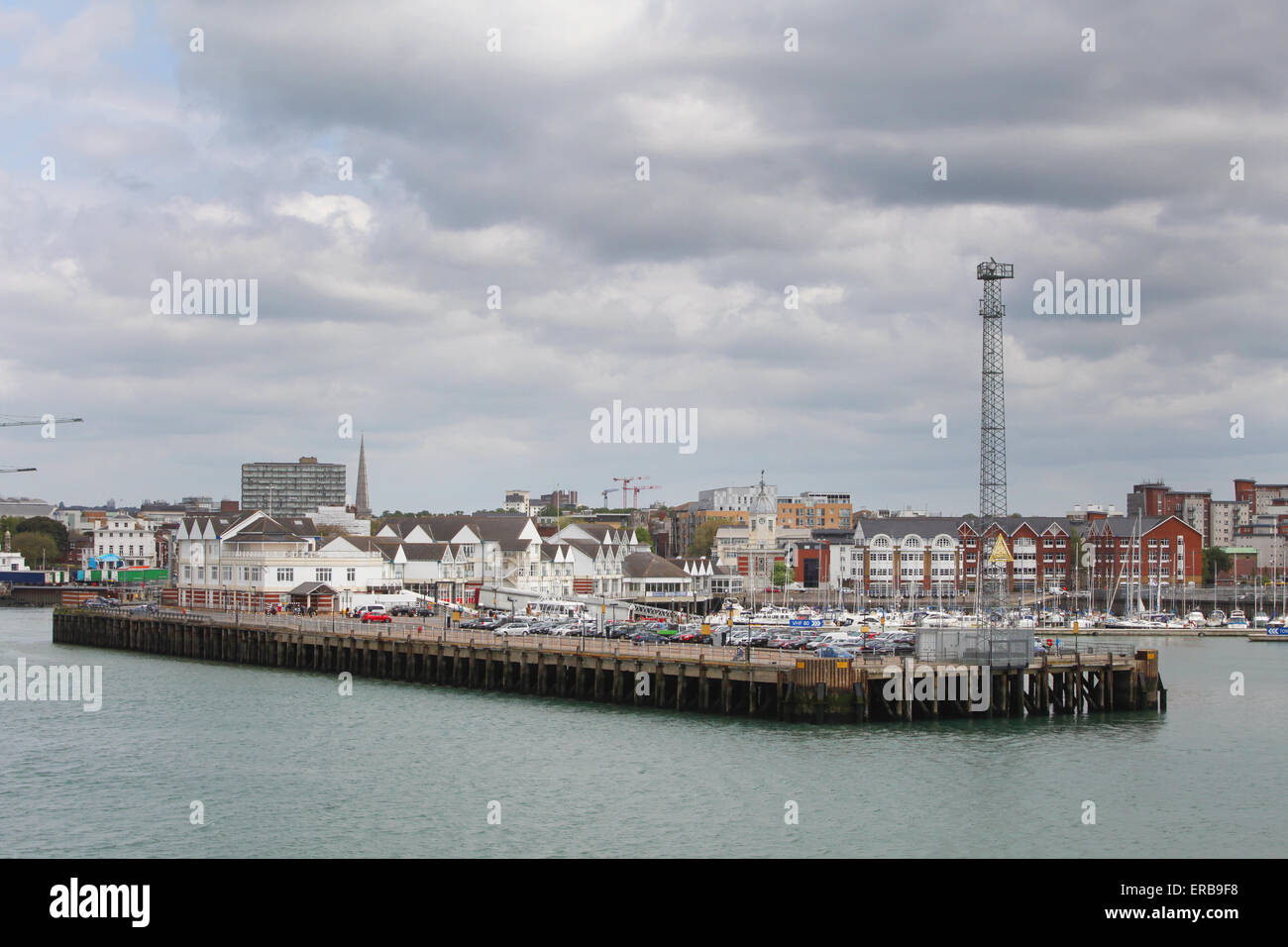 Stadtkai Marina in Southampton, Hampshire, UK Stockfoto