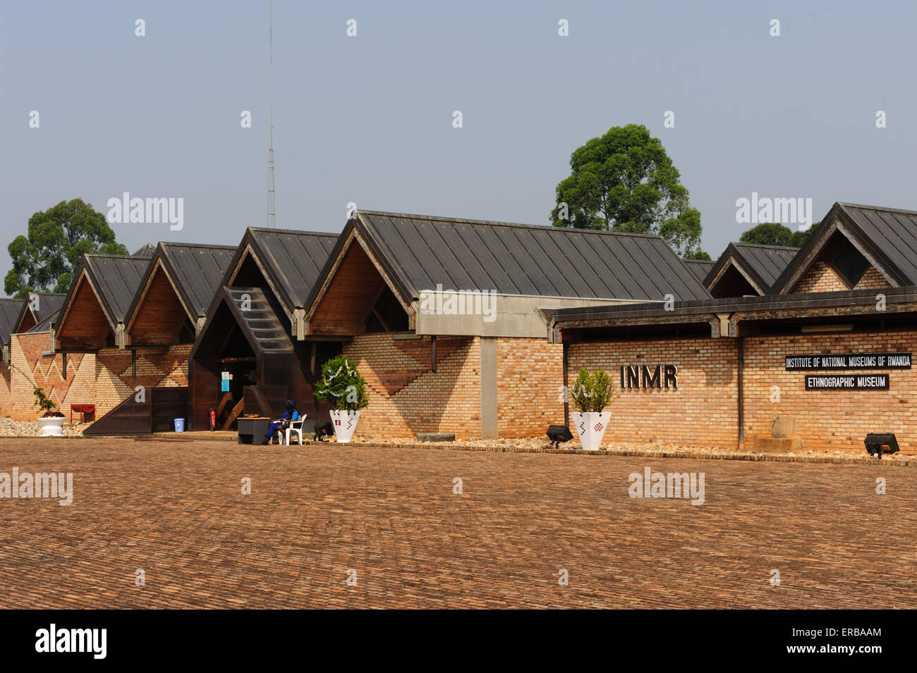 Das Ethnographische Museum in Butare, Ruanda Stockfoto