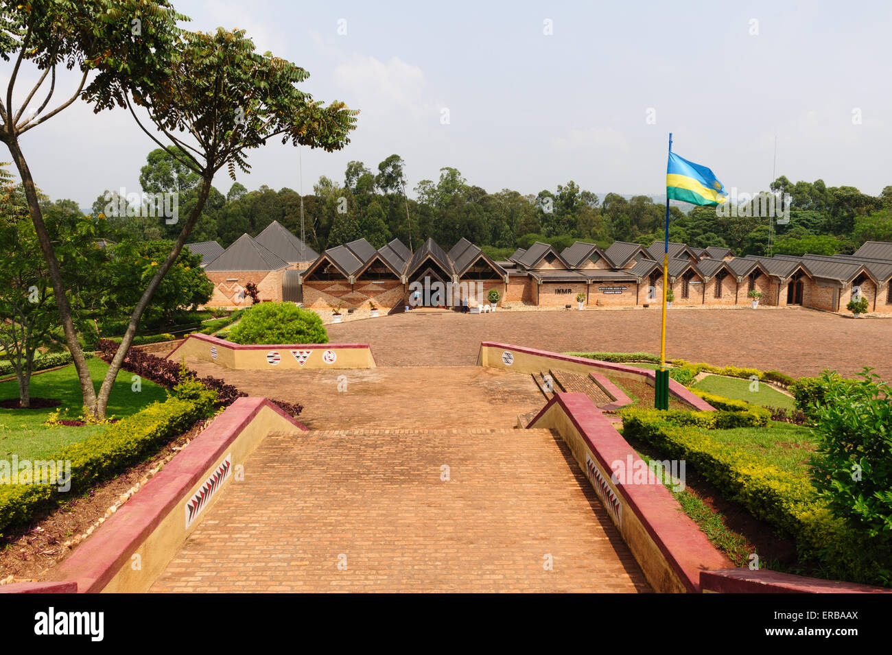 Das Ethnographische Museum in Butare, Ruanda Stockfoto