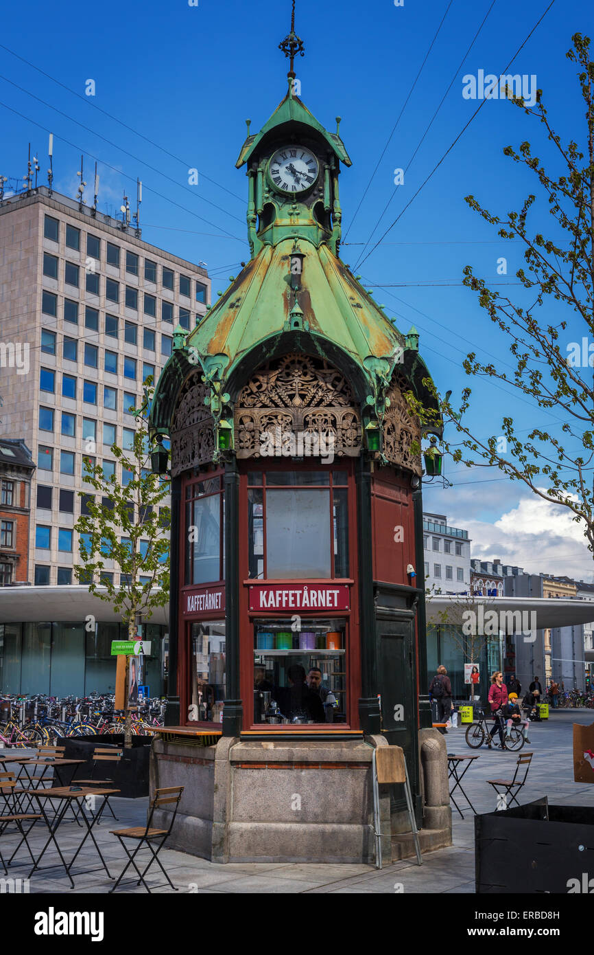 Der Kaffee Turm, Nørreport, Kopenhagen Stockfoto