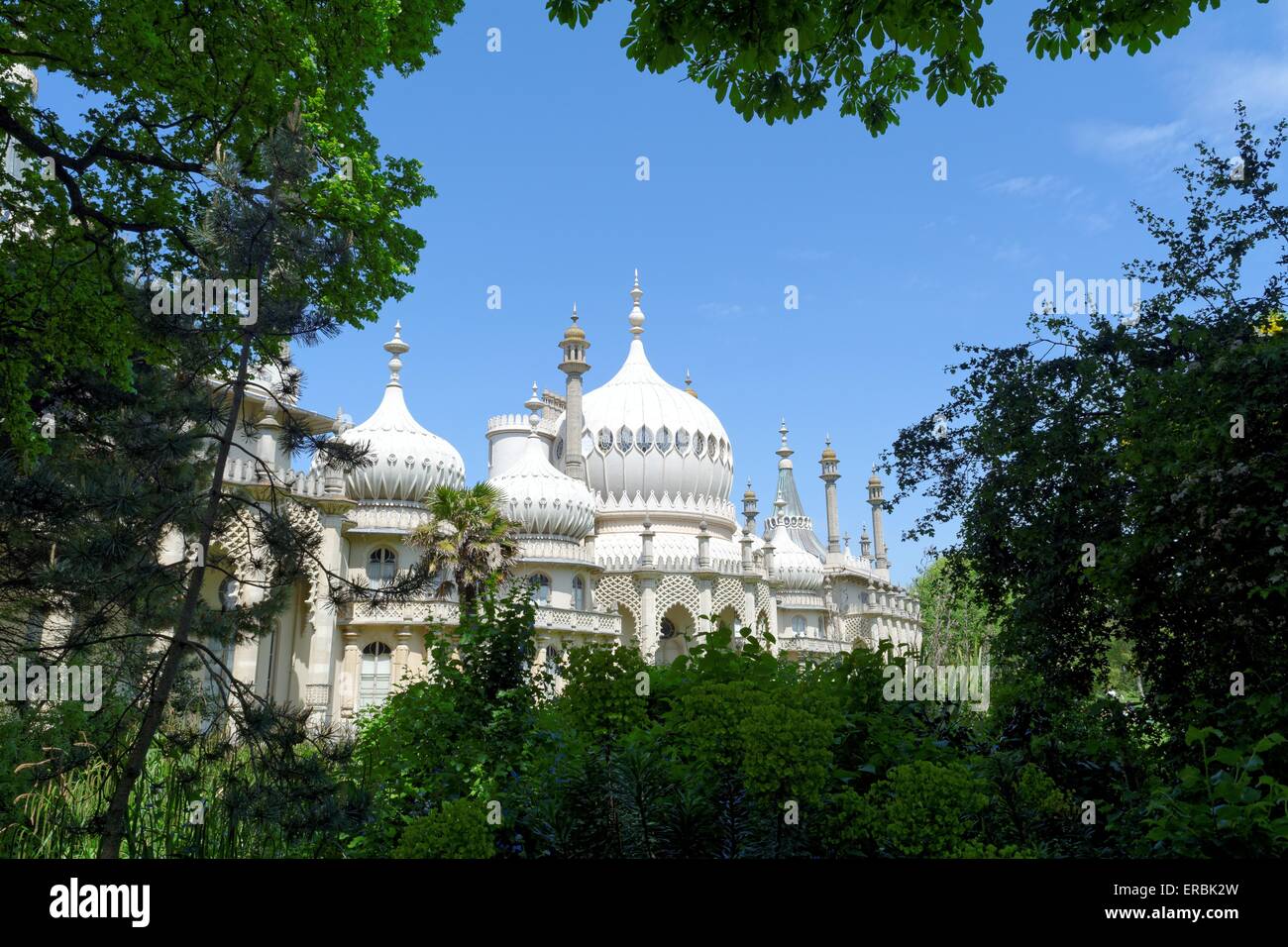 Royal Pavillon Brighton Sussex Stockfoto