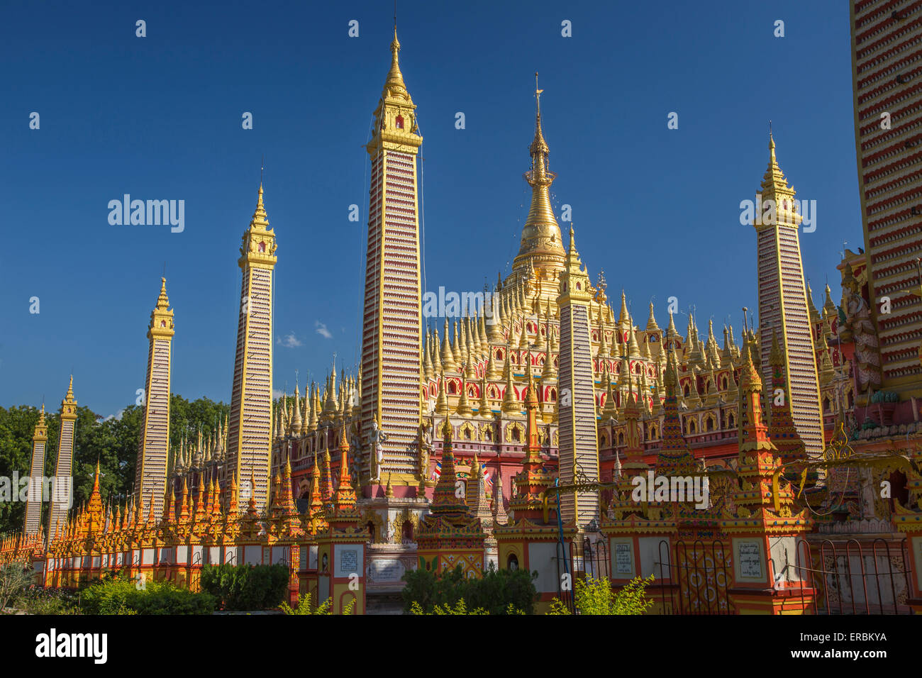 Thanboddhay Tempel in Monywa Myanmar Stockfoto