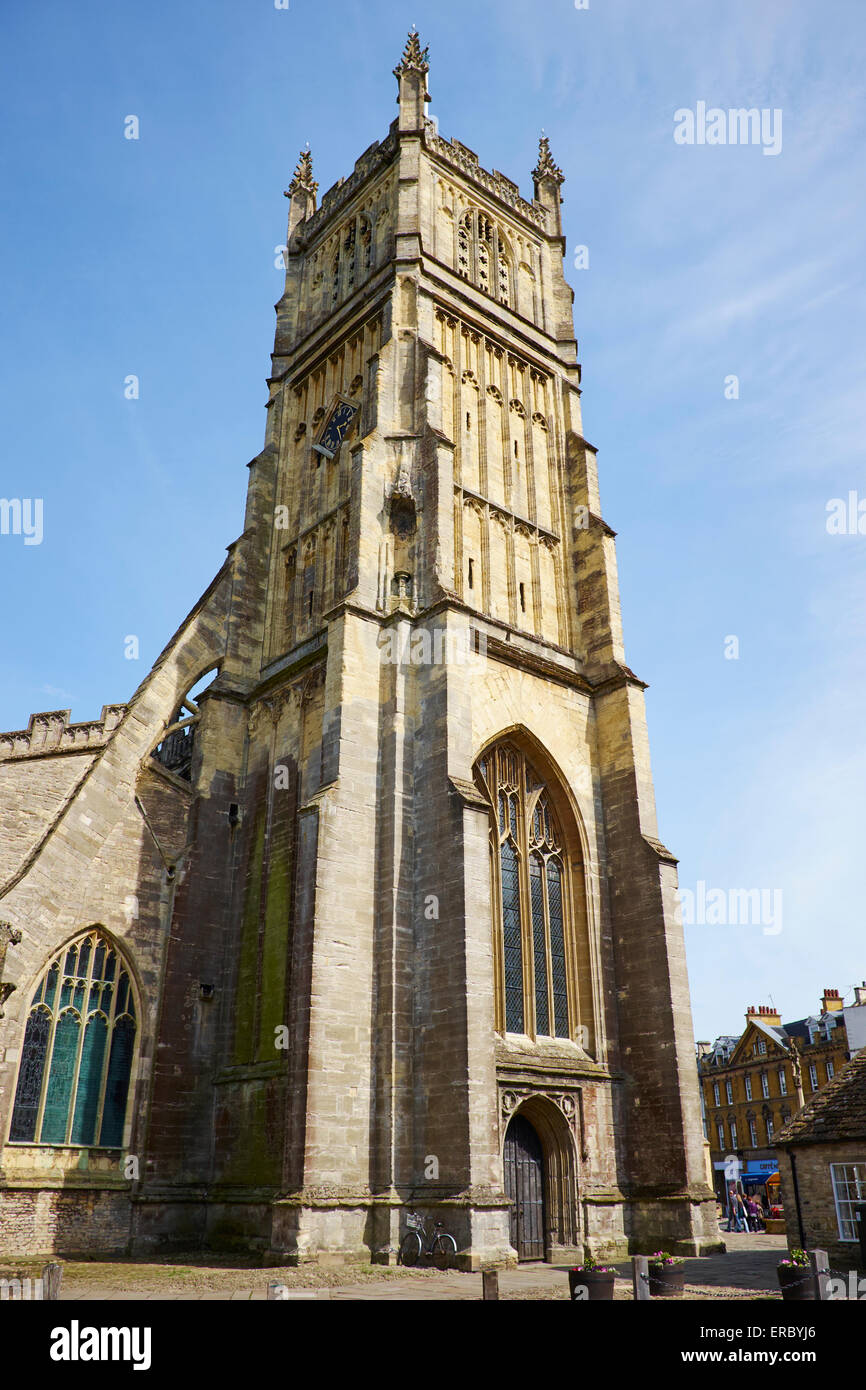 Kirche des Heiligen Johannes der Täufer Dollar Street Cirencester Gloucestershire UK Stockfoto