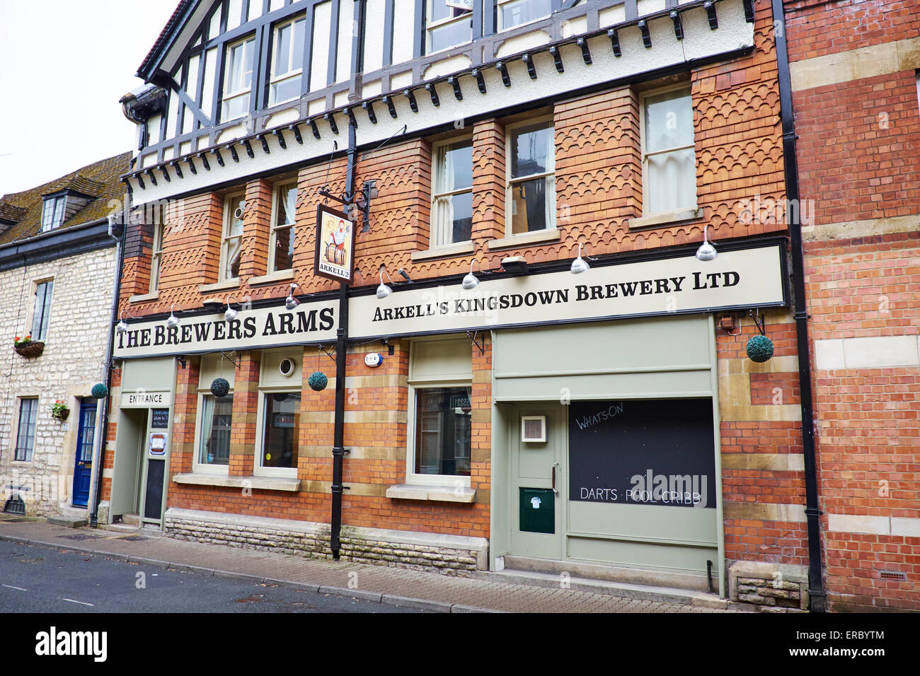 Brewers Arms Cirencester Cricklade Street Gloucestershire UK Stockfoto