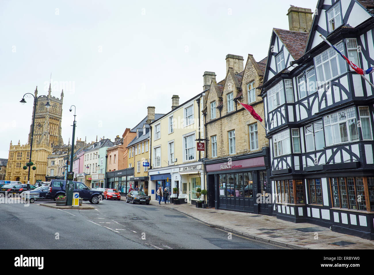Marktplatz Cirencester Gloucestershire UK Stockfoto