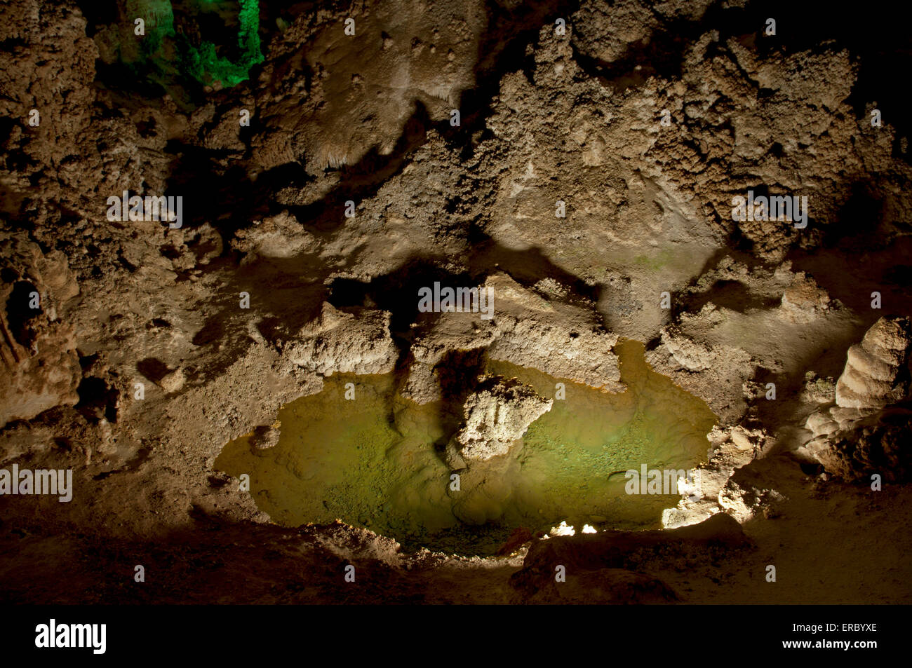 Naturpool, Carlsbad Caverns National Park Stockfoto