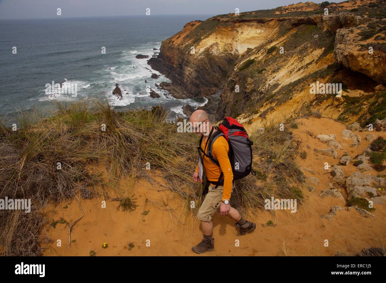 Wandern die Rota Vicentina in der Region Alentejo, Portugal Stockfoto