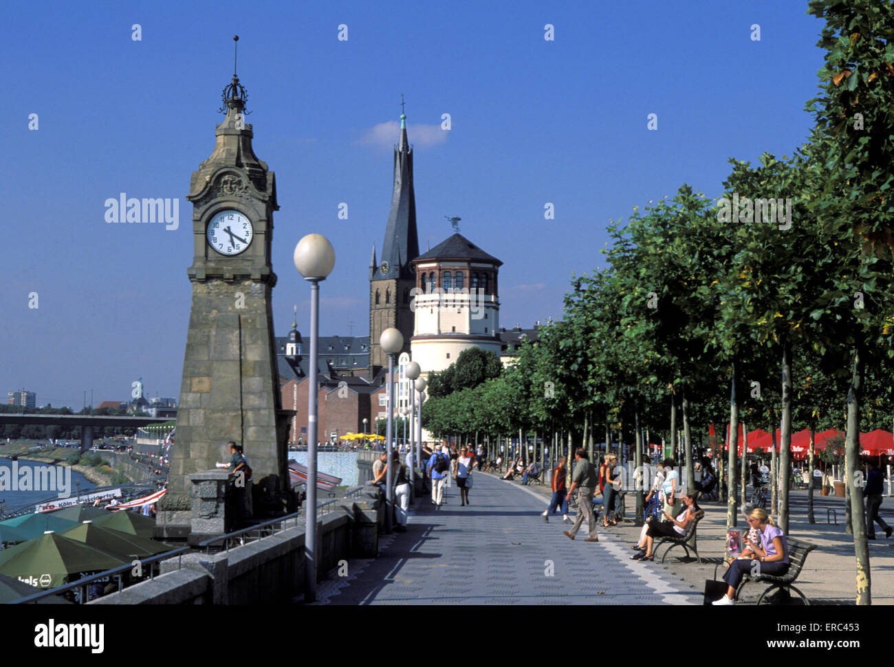 Dusseldorf burgplatz schlossturm germany Fotos und Bildmaterial in