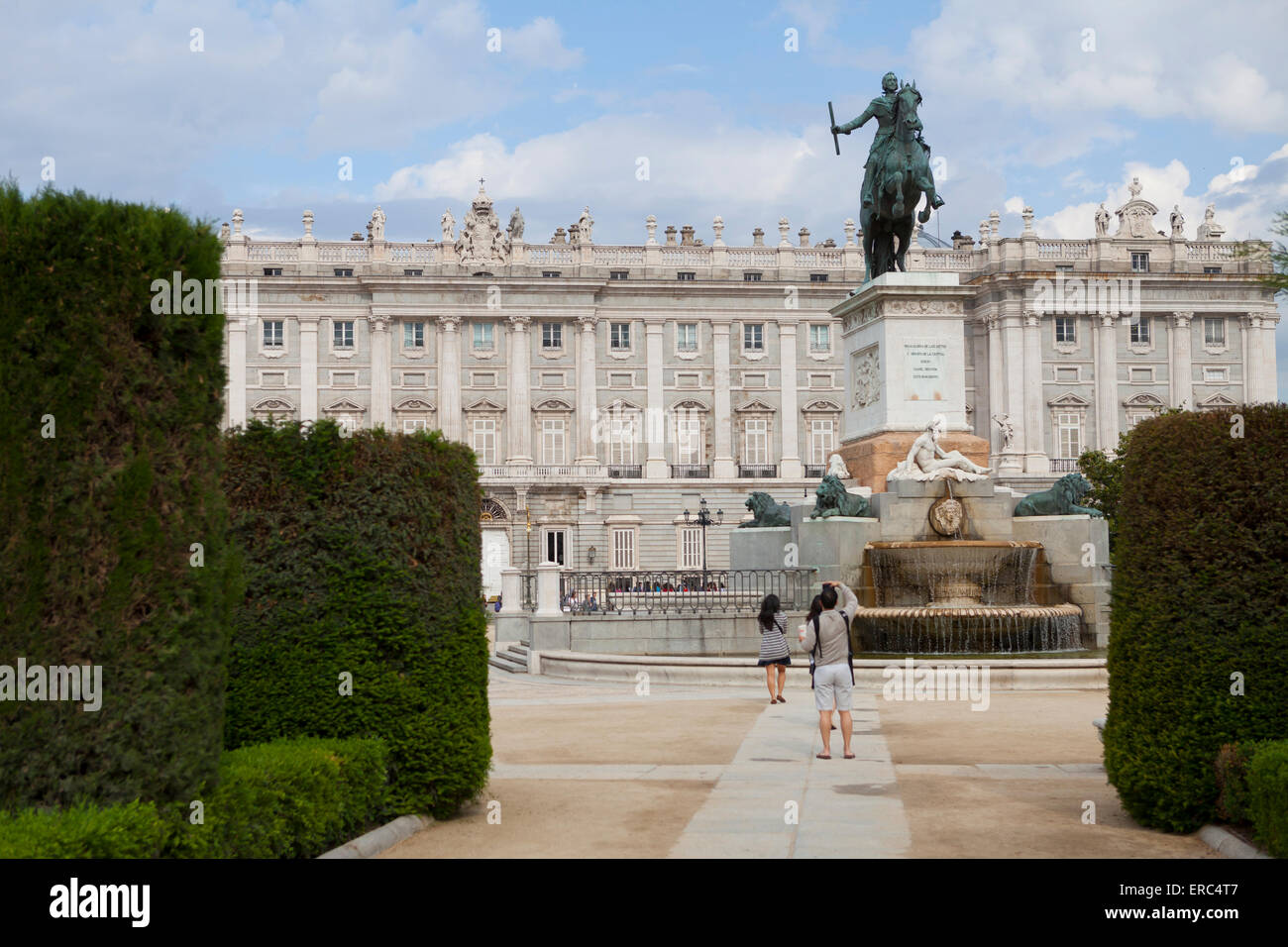 Palacio Real de Madrid, Royal Palace in Madrid, Spanien Stockfoto