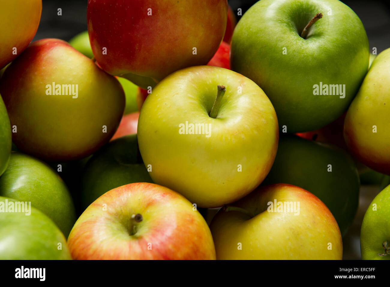 Frische Äpfel bereit für Verbrauch Stockfoto