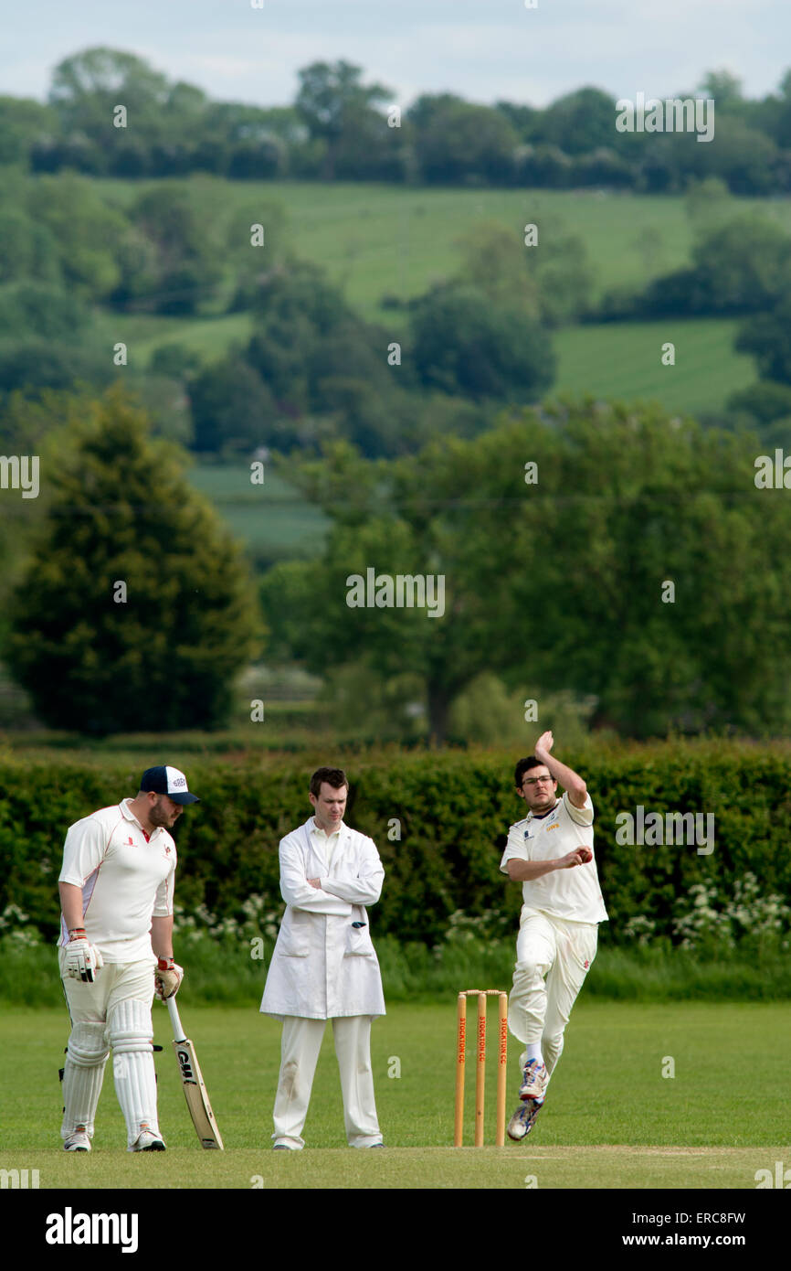 Dorf Cricket bei Stockton, Warwickshire, England, UK Stockfoto