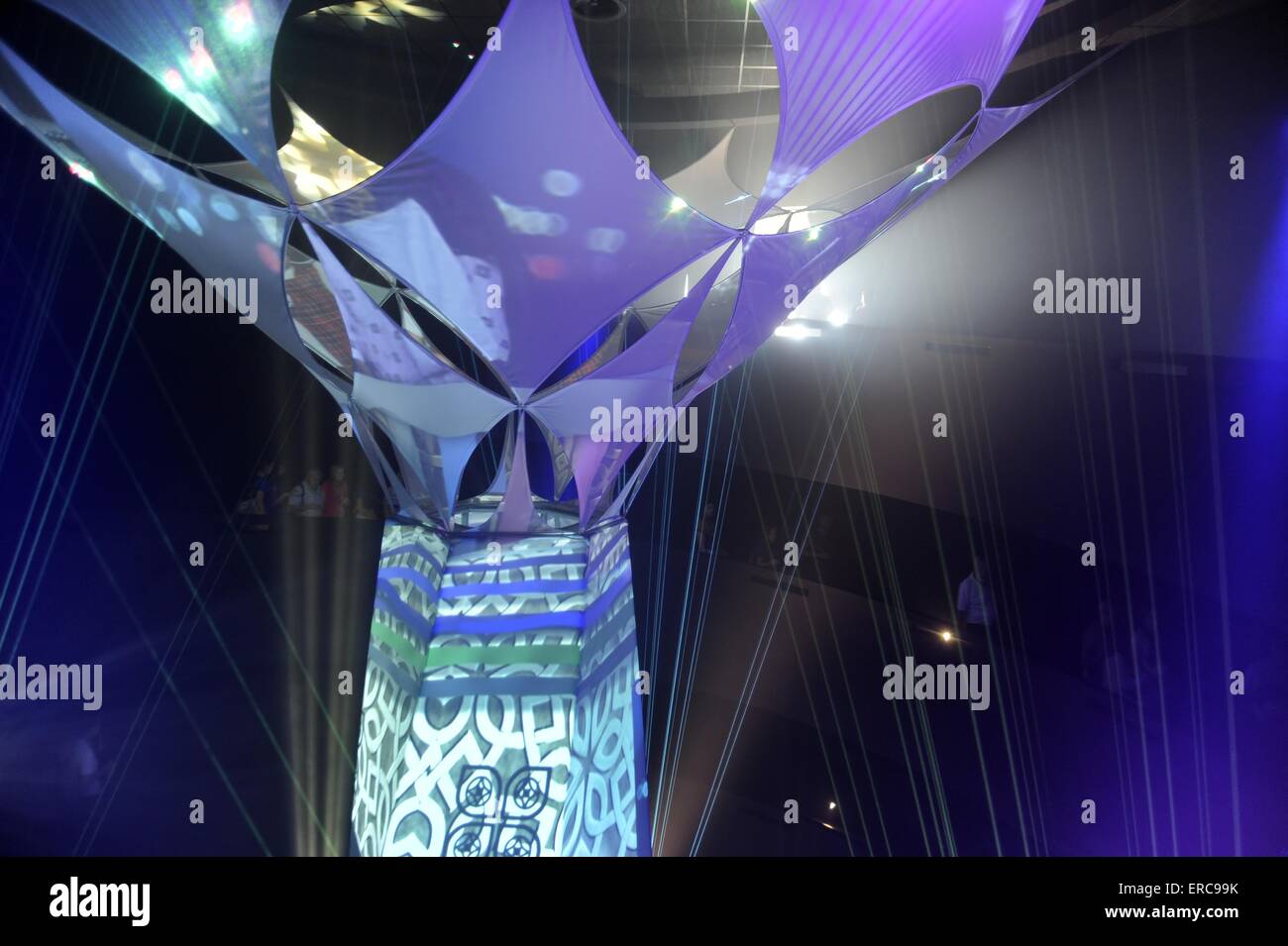 Mailand (Italien), World Ausstellung Expo 2015, die Katar-Pavillon Stockfoto