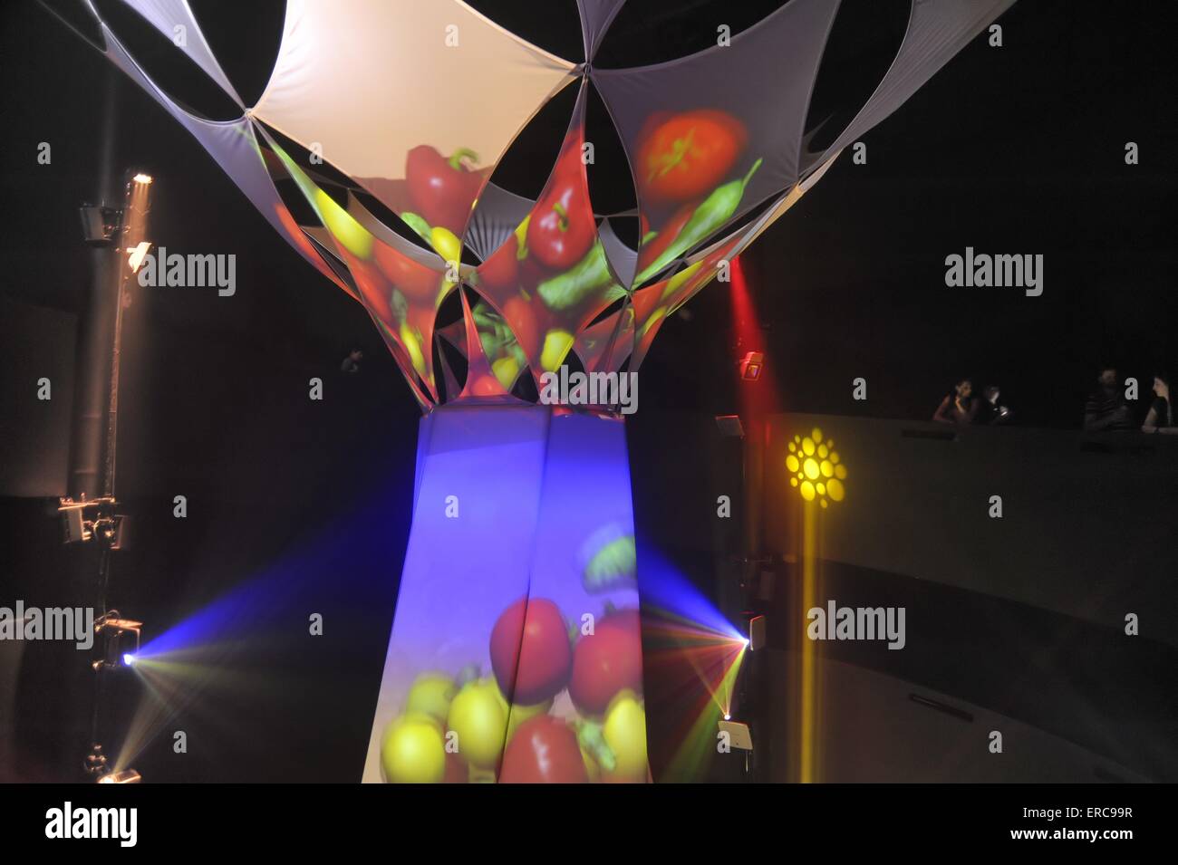 Mailand (Italien), World Ausstellung Expo 2015, die Katar-Pavillon Stockfoto