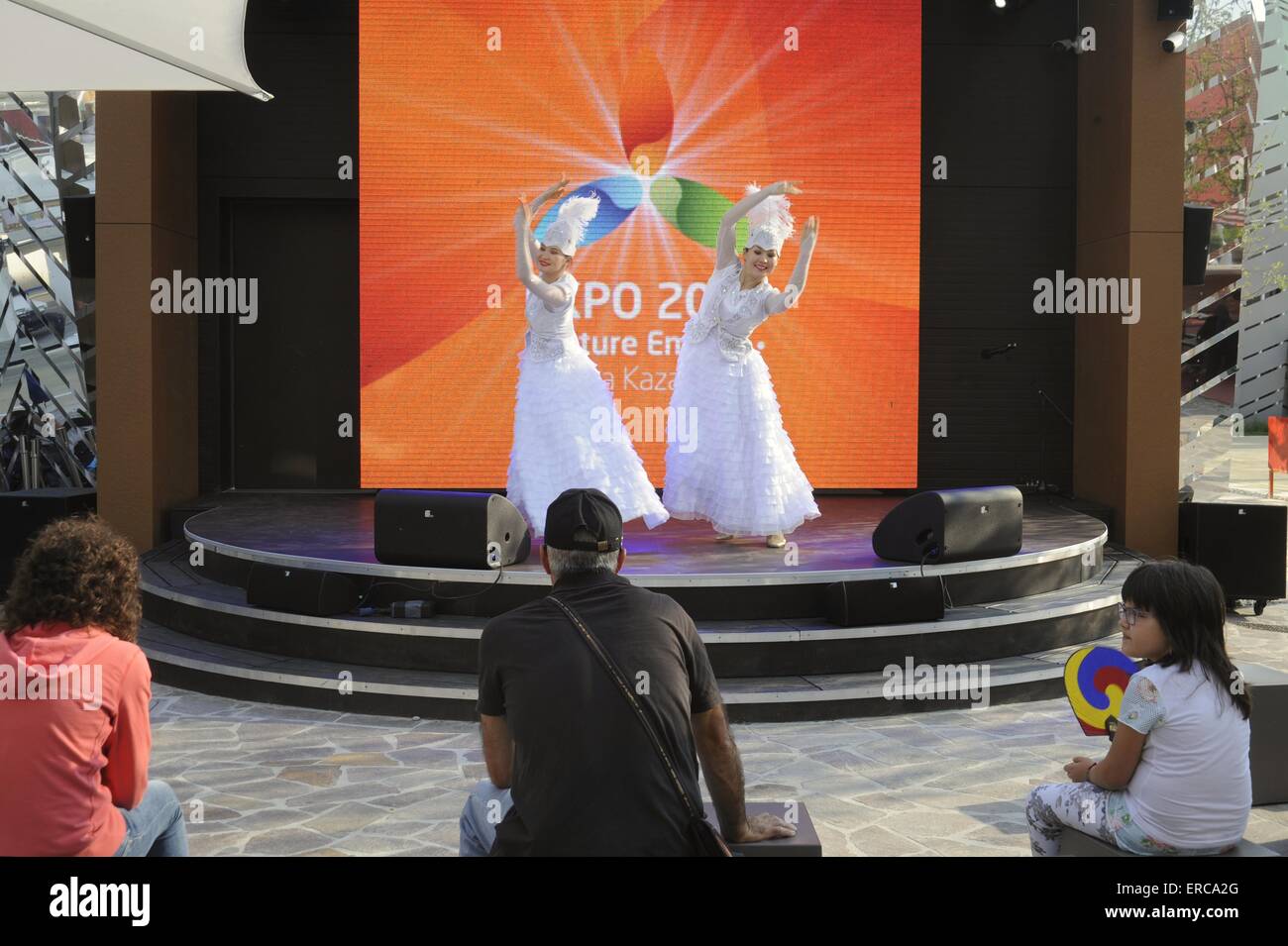 Mailand (Italien), World Ausstellung Expo 2015, Kasachstan-Pavillon Stockfoto