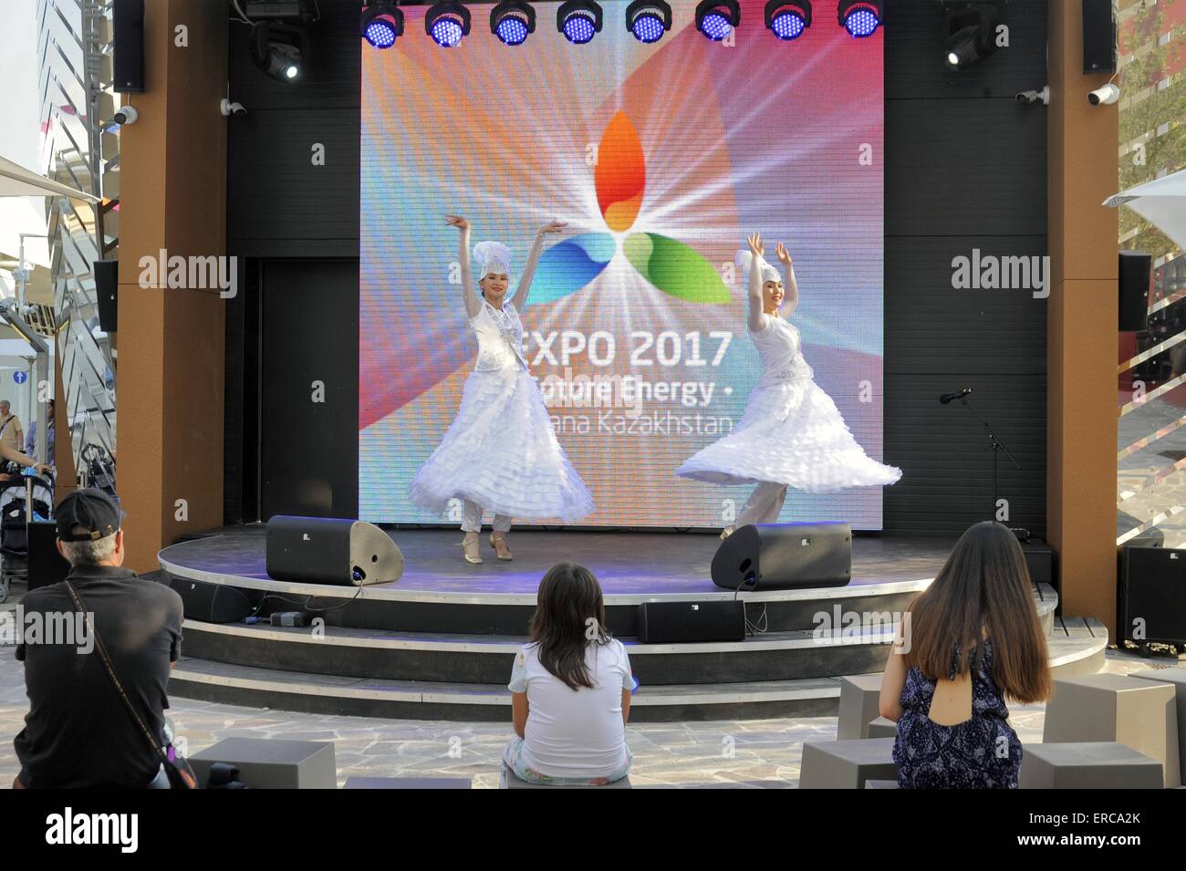 Mailand (Italien), World Ausstellung Expo 2015, Kasachstan-Pavillon Stockfoto