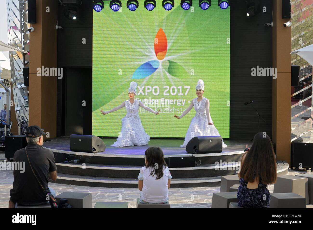 Mailand (Italien), World Ausstellung Expo 2015, Kasachstan-Pavillon Stockfoto