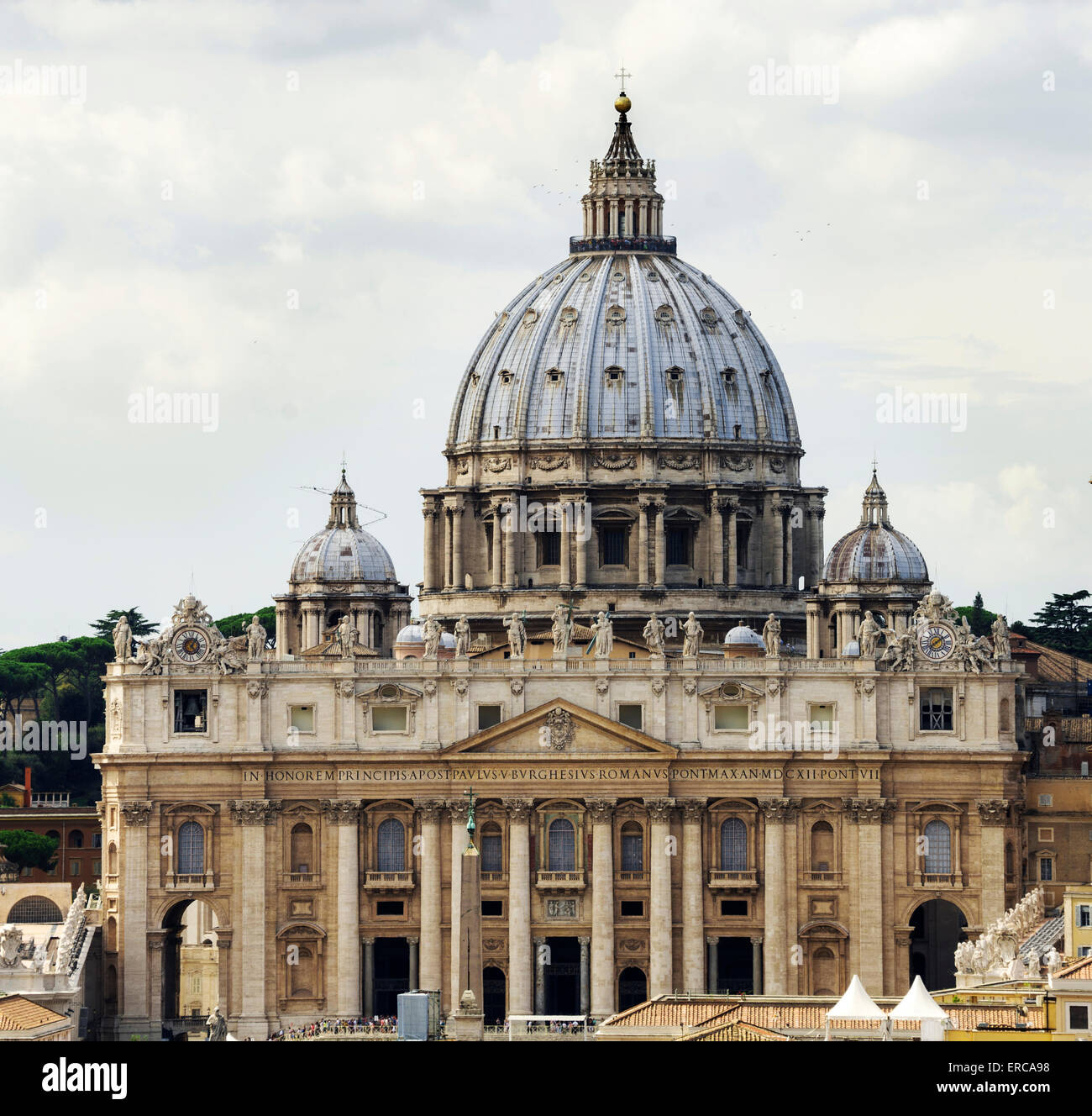 St. Peter Basilika, Vatikanstadt, Rom, Latium, Italien Stockfoto