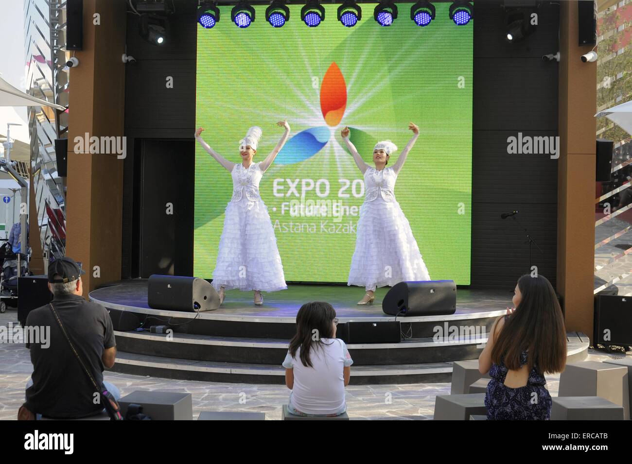 Mailand (Italien), World Ausstellung Expo 2015, Kasachstan-Pavillon Stockfoto