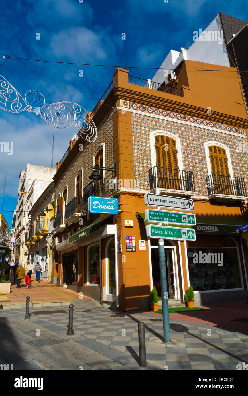 Fußgängerzonen, Altstadt, Algeciras, Andalusien, Spanien Stockfoto