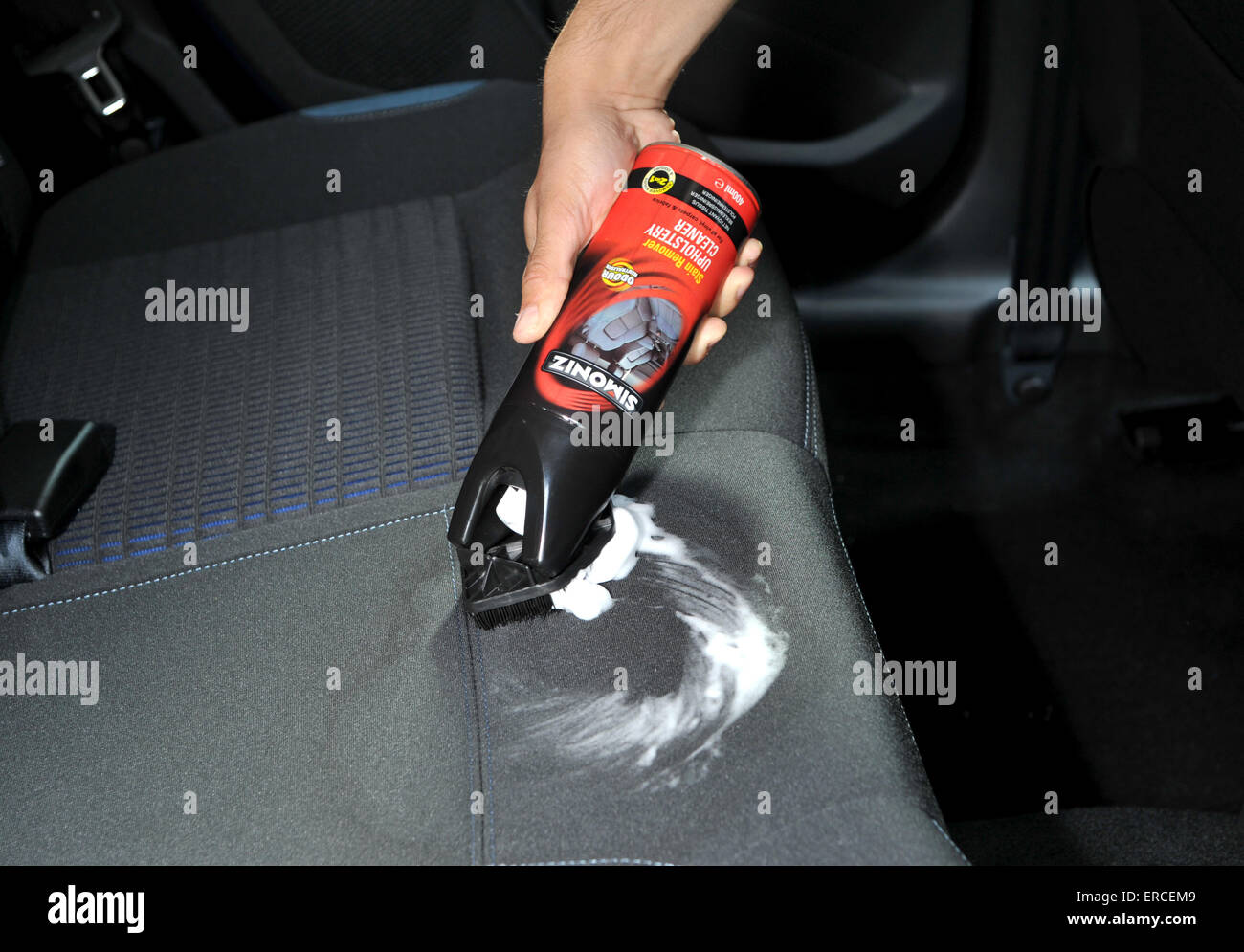 Cleaning Car Interior Stockfotos Cleaning Car Interior