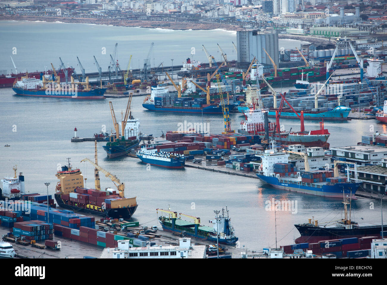 Blick auf Algier, der Hauptstadt von Algerien Stockfoto